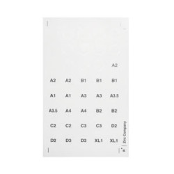 Zirc Syringe 20-Unit Stand & Stickers 2 sheet pack