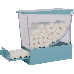 Zirc Deluxe Cotton Roll Dispenser & White