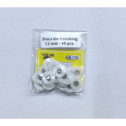 Polishing and finishing Discs and Mandrels & Praxis 3/8" Medium sand Paper Discs - 85 pcs.