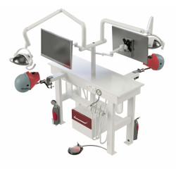 Dual Bench Dental Simulator with Phantom heads