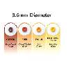 Kerr Hawe Polishing brushes and discs & Finishing And Polishing Discs - Coarse White - each