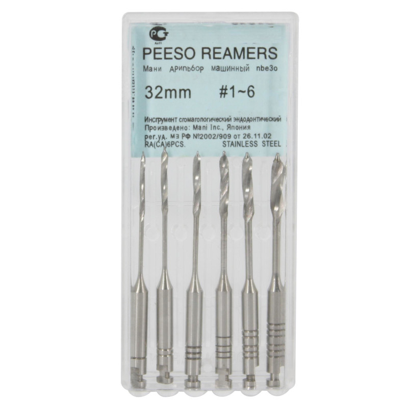 Mani Gates Glidden Drills and Peeso Reamers & 32 mm Peeso Reamers 1~6
