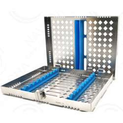 Light Blue Sterilizing Cassette (10 Instruments)