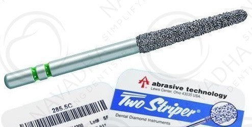 Two Striper Diamond Dental Burs Abrasive Technology USA