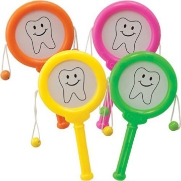 Gifts for Good Dental Checkups Tooth Spin Drums
