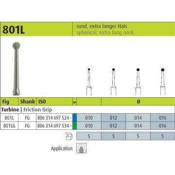 Dental Diamond FG High Speed Bur