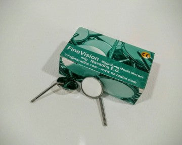 Fine Vision Magnifying Mouth Mirror with Handle