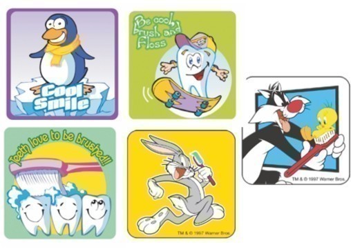 Gifts for Good Dental Checkups Dental Stickers