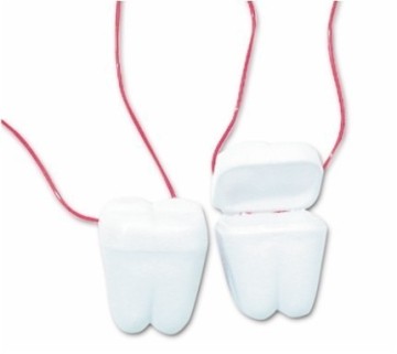 Gifts for Good Dental Checkups Tooth Necklace 12pcs