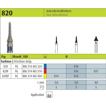 Dental Diamond FG High Speed Bur